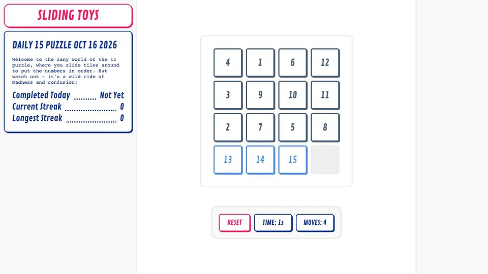 15 Puzzle 미리보기 이미지