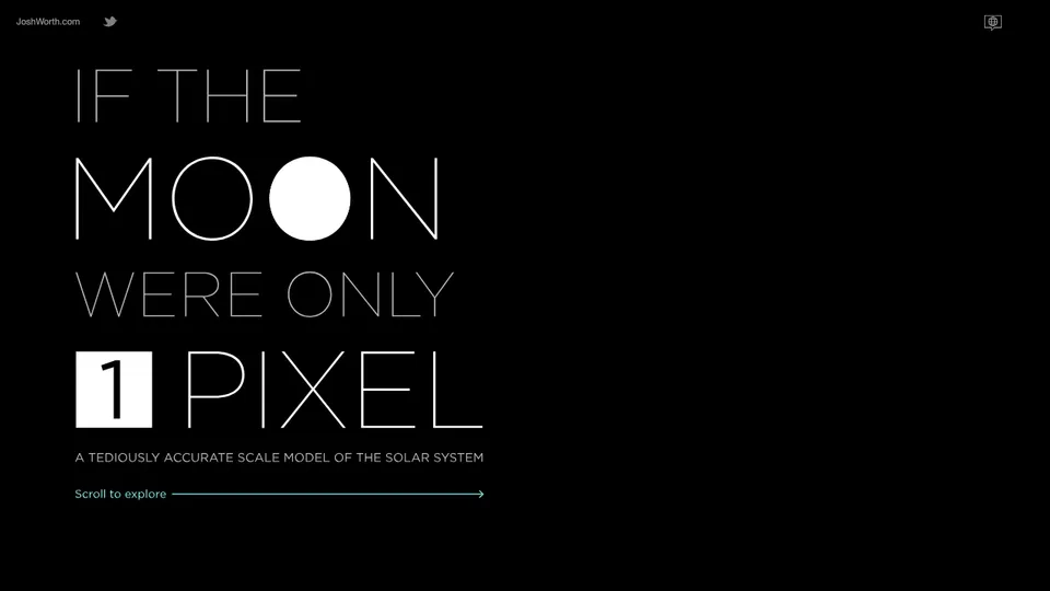 If the Moon Were Only 1 Pixel 미리보기 이미지